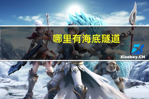 哪里有海底隧道