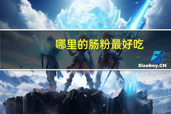 哪里的肠粉最好吃