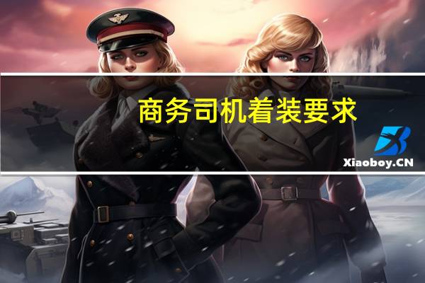 商务司机着装要求