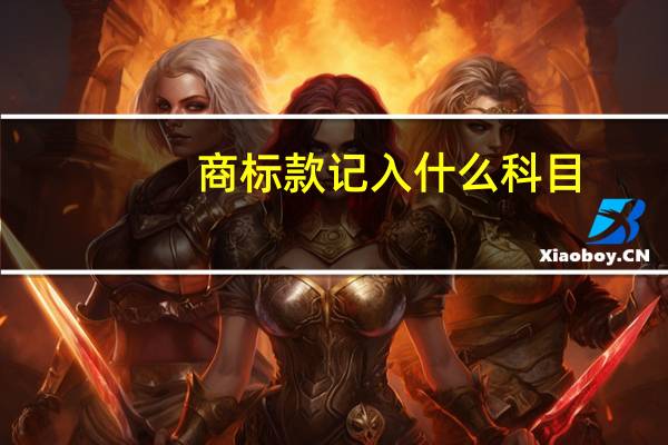 商标款记入什么科目