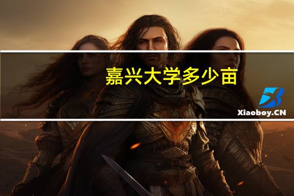 嘉兴大学多少亩