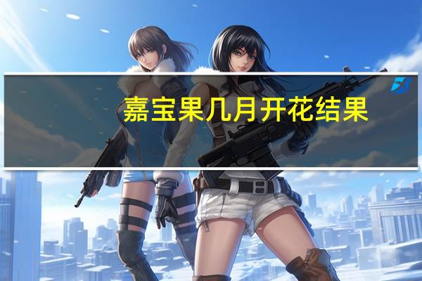 嘉宝果几月开花结果