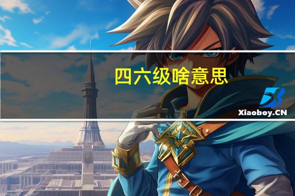 四六级啥意思
