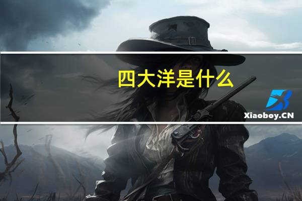 四大洋是什么