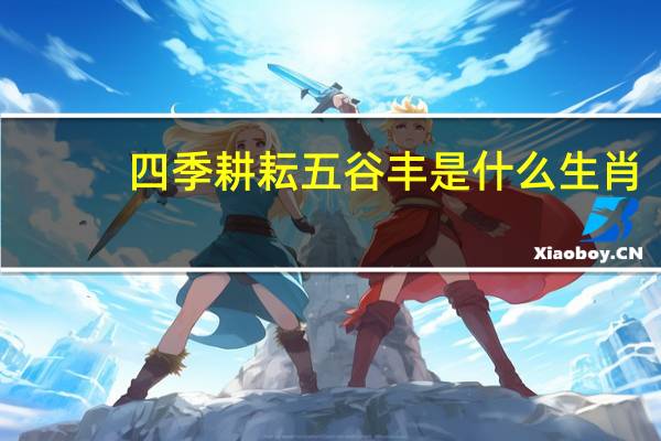 四季耕耘五谷丰是什么生肖