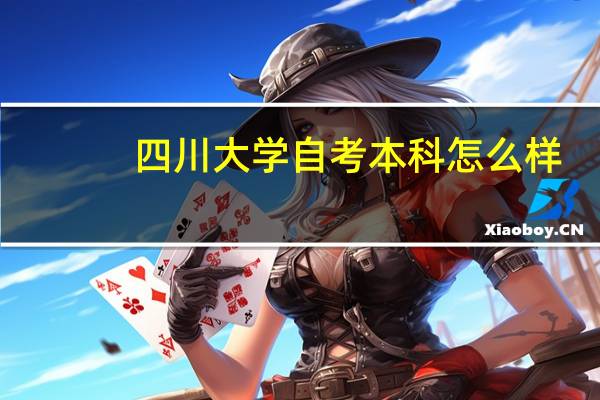 四川大学自考本科怎么样