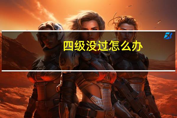 四级没过怎么办