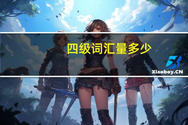 四级词汇量多少