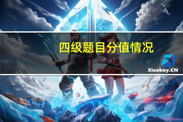 四级题目分值情况