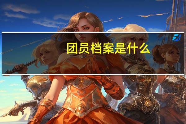 团员档案是什么