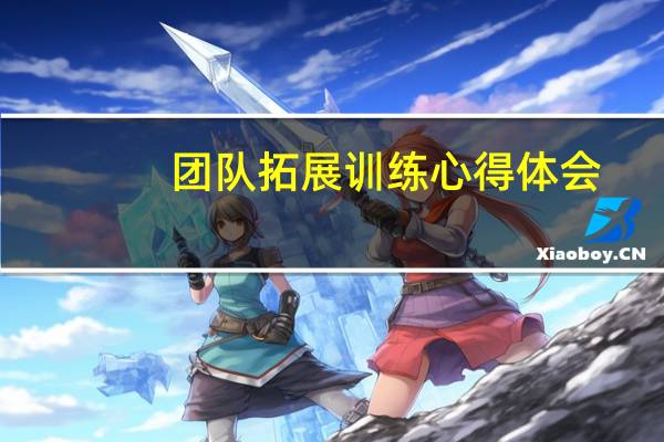 团队拓展训练心得体会