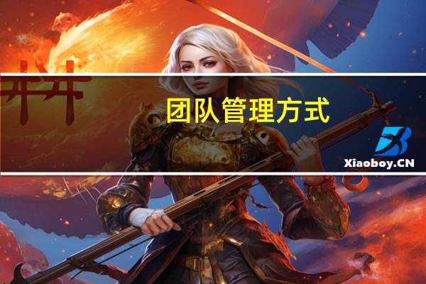 团队管理方式