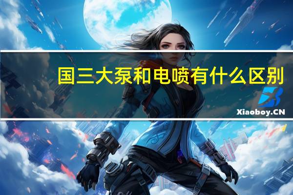 国三大泵和电喷有什么区别