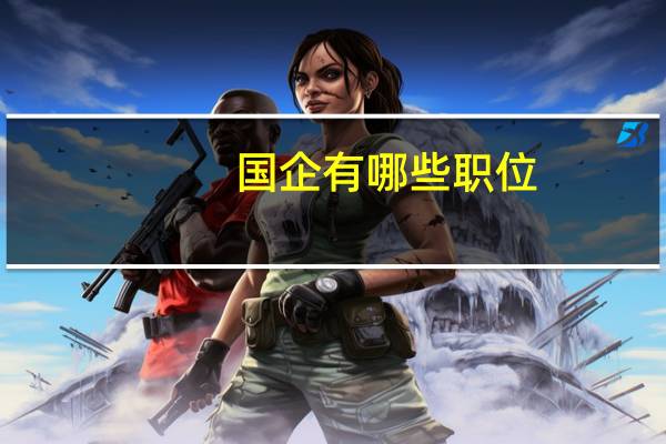 国企有哪些职位