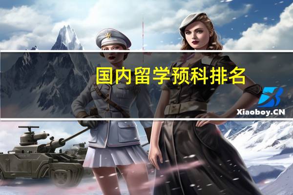 国内留学预科排名