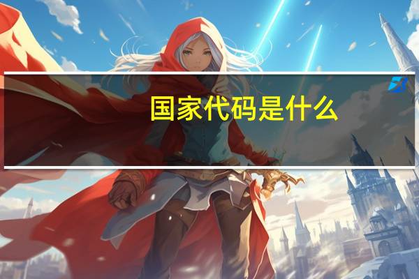 国家代码是什么
