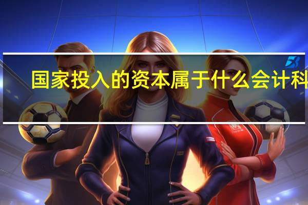国家投入的资本属于什么会计科目