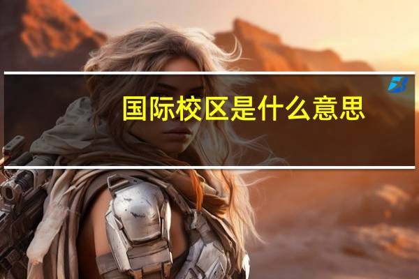 国际校区是什么意思
