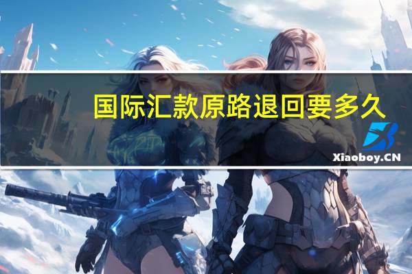 国际汇款原路退回要多久