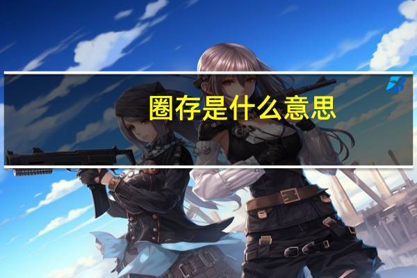 圈存是什么意思