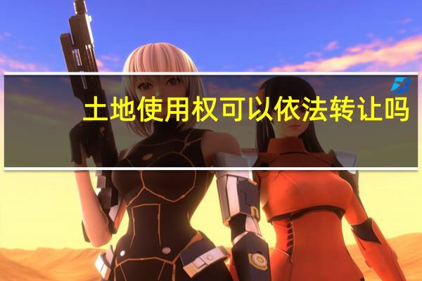 土地使用权可以依法转让吗?