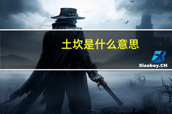 土坎是什么意思