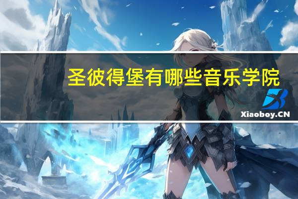 圣彼得堡有哪些音乐学院