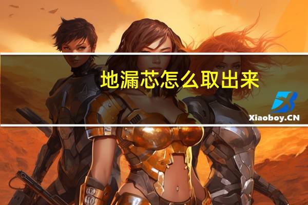 地漏芯怎么取出来