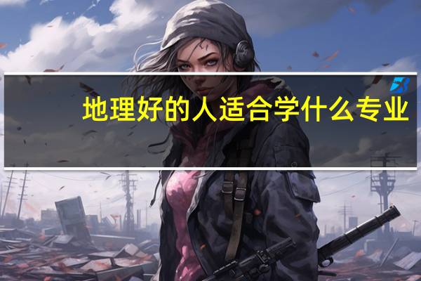 地理好的人适合学什么专业