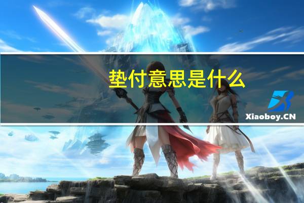 垫付意思是什么