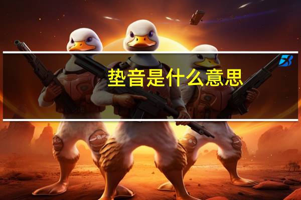 垫音是什么意思