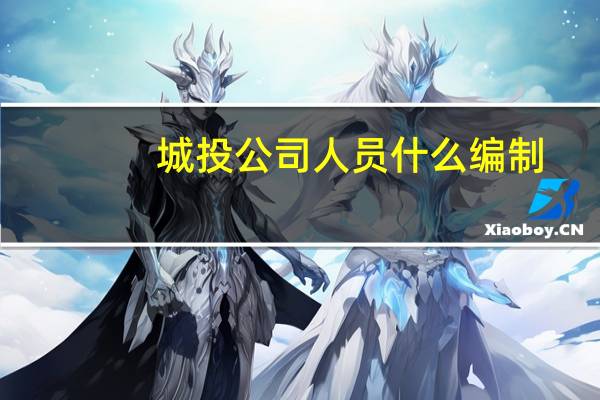 城投公司人员什么编制