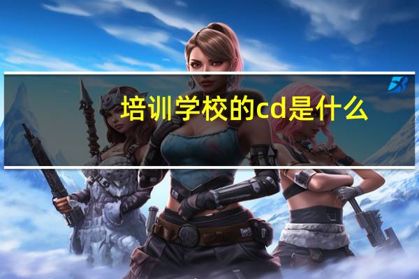 培训学校的cd是什么