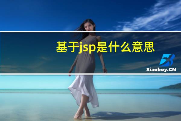 基于jsp是什么意思