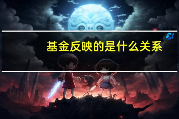 基金反映的是什么关系