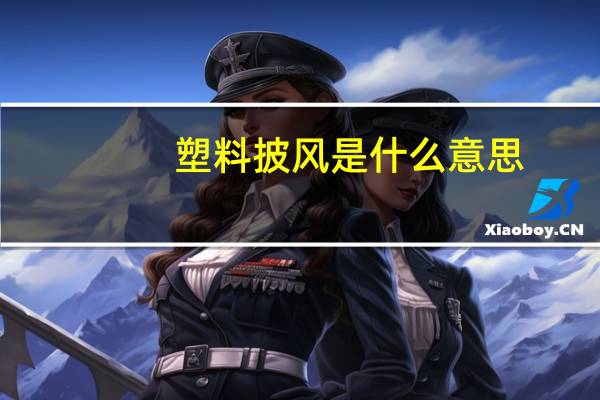 塑料披风是什么意思