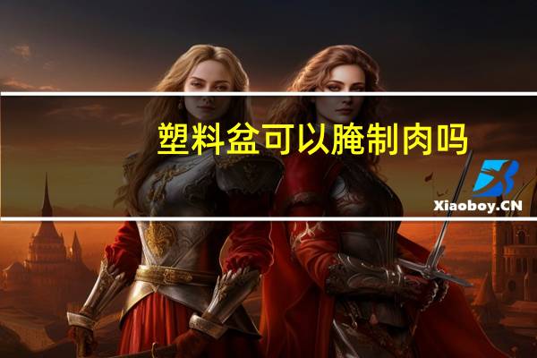 塑料盆可以腌制肉吗
