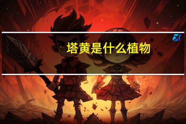 塔黄是什么植物