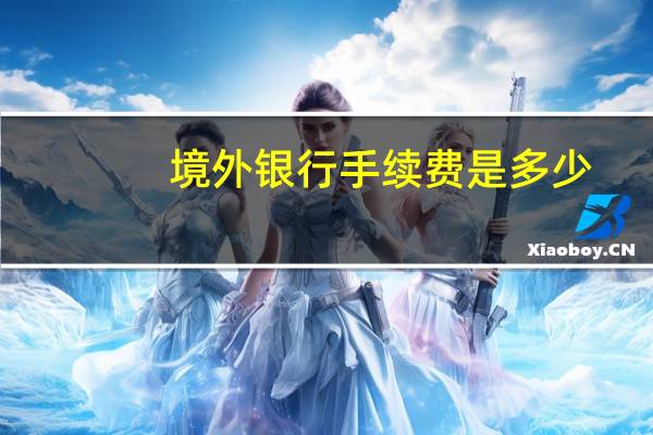 境外银行手续费是多少