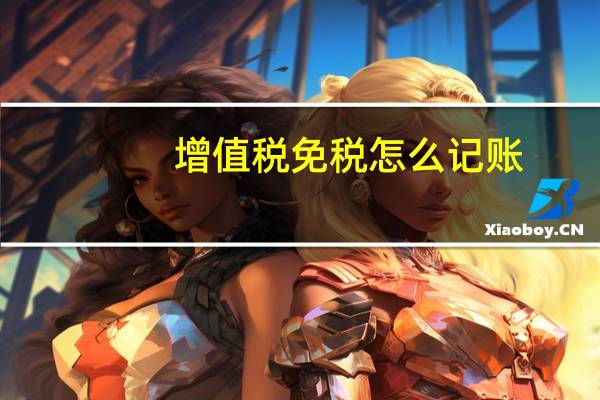 增值税免税怎么记账