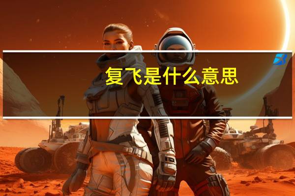 复飞是什么意思