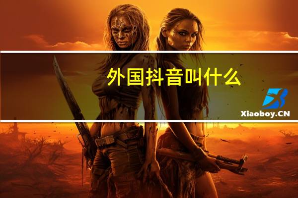 外国抖音叫什么