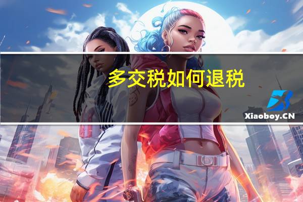 多交税如何退税