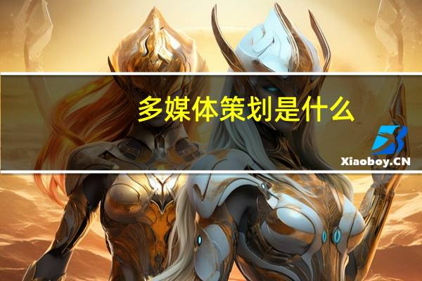 多媒体策划是什么