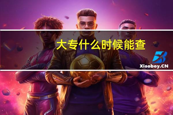 大专什么时候能查