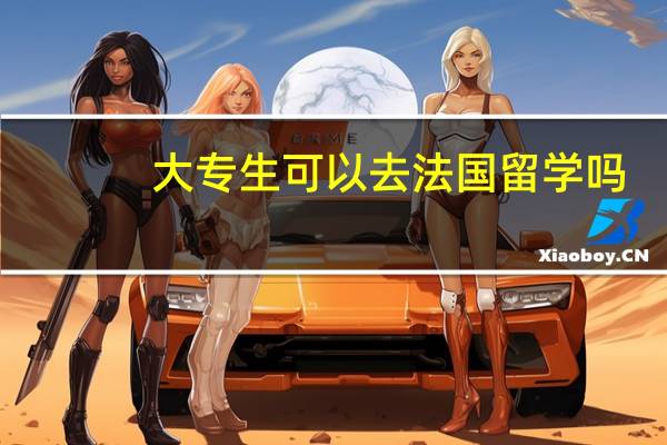 大专生可以去法国留学吗