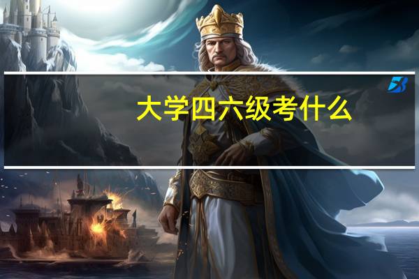 大学四六级考什么