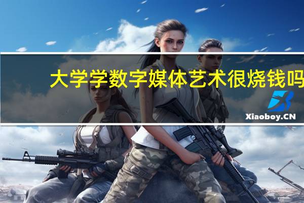 大学学数字媒体艺术很烧钱吗
