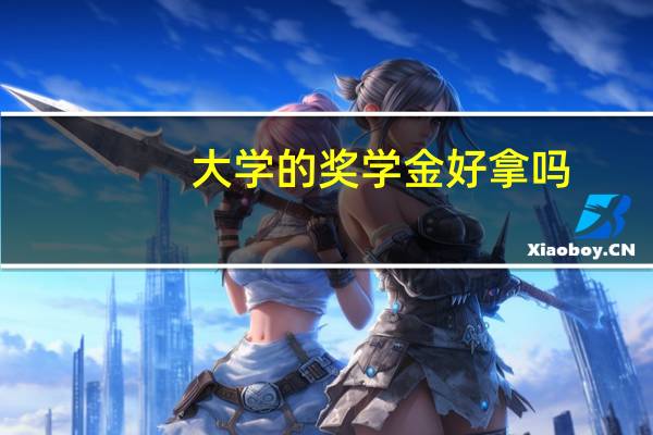 大学的奖学金好拿吗