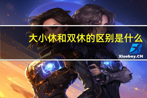 大小休和双休的区别是什么?